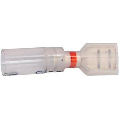 thumbnail image 2 of 500-Pack 22-18 Gauge Nylon Fully Insulated Female Quick Disconnect Connectors - .250 2 of 2