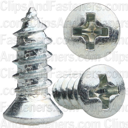 Everbilt #8 x 5/8 in. Phillips Oval Head Zinc Plated Sheet Metal Screw (25-Pack) 808222 - The