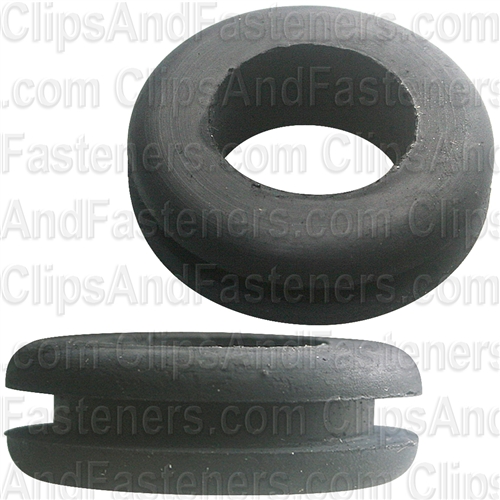 5/8" Rubber Grommets 3/8” ID 7/8" OD for 1/4” Thick Plastics and Materials 