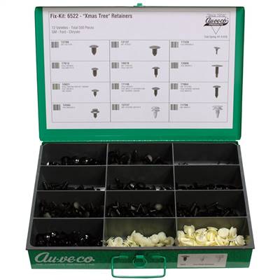 Push-Type Retainer Assortment For GM,For Ford,Honda 82 Pc 