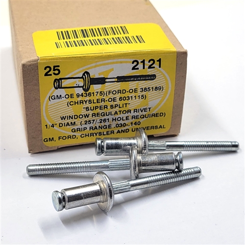 Auto Window Regulator Rivet CLEARANCE