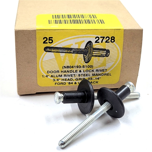 CLEARANCE Door Handle & Lock Rivet 1/4