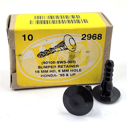 CLEARANCE Bumper Retainer 16mm Head, 6mm Hole, Honda '95 & Up