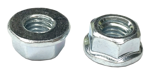5-Pack M12-1.5 Hexagon Flange Nut – Non-Serrated, Class 10 Zinc, DIN 6923 / ISO 4161
