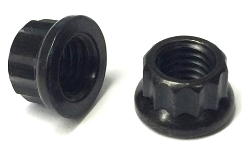 100 Pack M8-1.25 Serrated Flange Lock Nuts – Grade 10.9 Zinc-Plated Steel